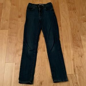 LEVIS HIGH RISE STRAIGHT JEANS 724